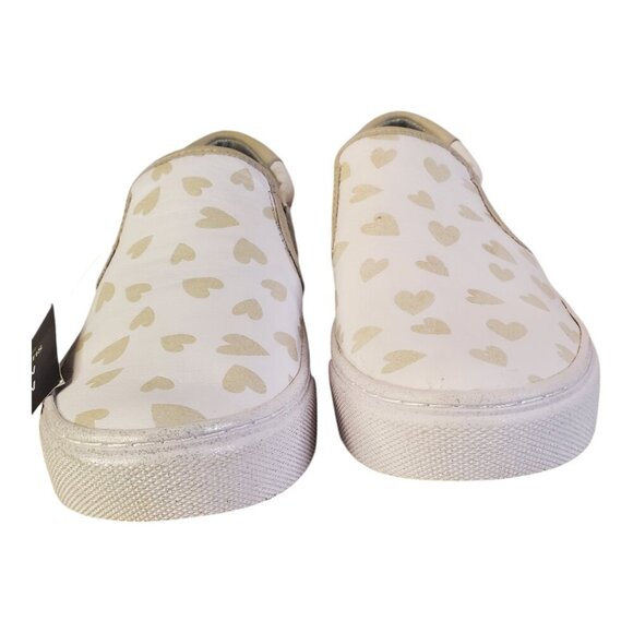 NWT Nurse Mates Faxon SZ 6.5 M Comfort Slipon Leather Heart Design Comfort Shoes - Picture 3 of 10